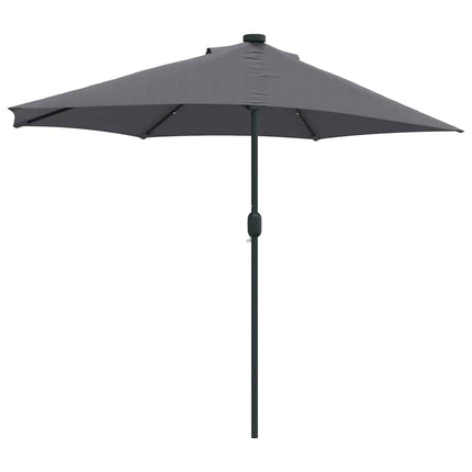 Trädgårdsparasol Antracit 294 x 150 x 224 cm Polyester och Stål