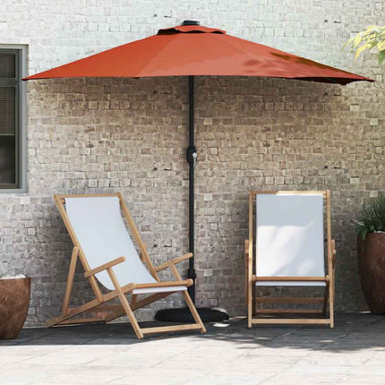 Trädgårdsparasol Terracotta 294 x 150 x 224 cm