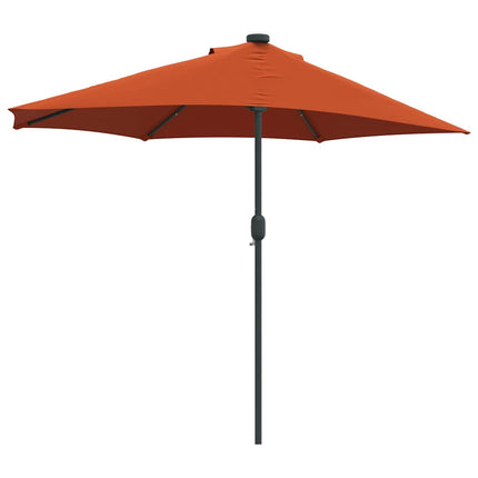 Trädgårdsparasol Terracotta 294 x 150 x 224 cm