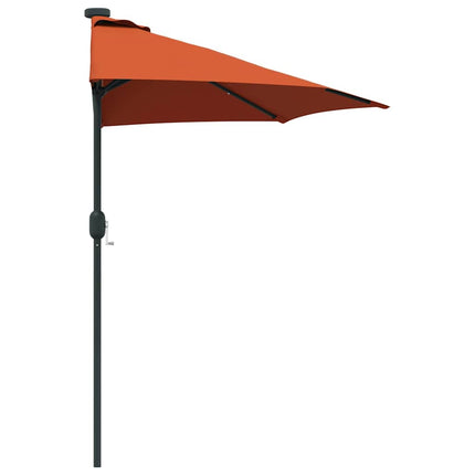 Trädgårdsparasol Terracotta 294 x 150 x 224 cm