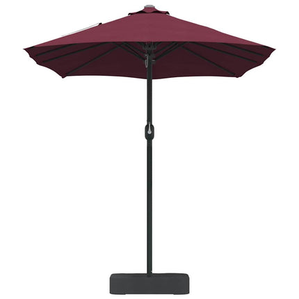 Trädgårdsparasol Bordeaux Röd 385 x 209 x 244 cm