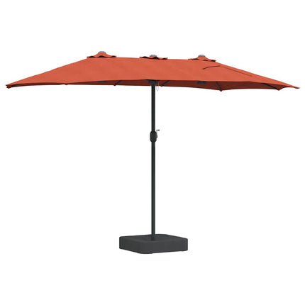 Trädgårdsparasol Terracotta 385 x 209 x 244 cm