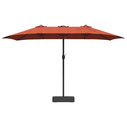 Trädgårdsparasol Terracotta 385 x 209 x 244 cm