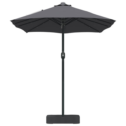 Trädgårdsparasol Antracit 385 x 209 x 244 cm Polyester