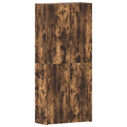 Skoskåp Flerfärgsdesign 80 x 35.5 x 180 cm Konstruerat trä