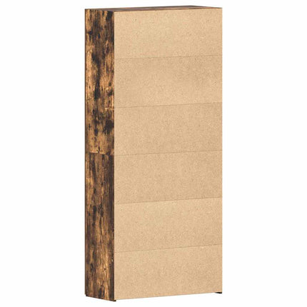 Skoskåp Flerfärgsdesign 80 x 35.5 x 180 cm Konstruerat trä