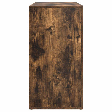 Sideboard med låda Rökt ek 120 x 36 x 69 cm Konstruerat trä