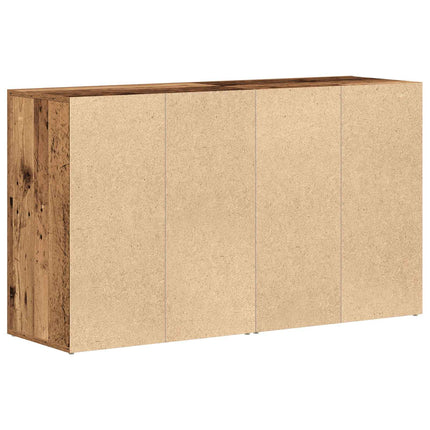 Sideboard med låda Gammalt trä 120 x 36 x 69 cm Konstruerat trä