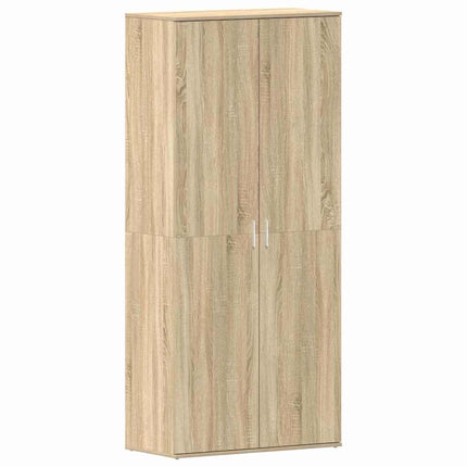 Skoskåp med hylla Sonoma-ek 80 x 39 x 178 cm Konstruerat trä