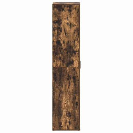 Skoskåp med hylla Rökt ek 80 x 39 x 178 cm Konstruerat trä