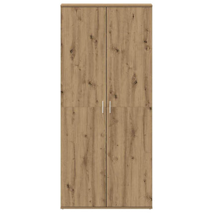 Skoskåp 80 x 39 x 178 cm Konstruerat trä Artisan Ek