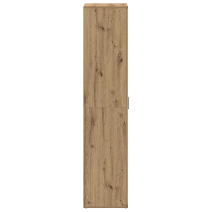 Skoskåp 80 x 39 x 178 cm Konstruerat trä Artisan Ek
