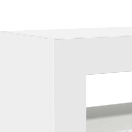 Sideboard Vit 116 x 30 x 75 cm Konstruerat trä