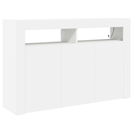 Sideboard Vit 116 x 30 x 75 cm Konstruerat trä