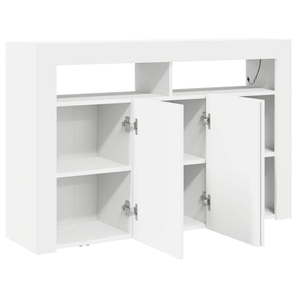 Sideboard Vit 116 x 30 x 75 cm Konstruerat trä