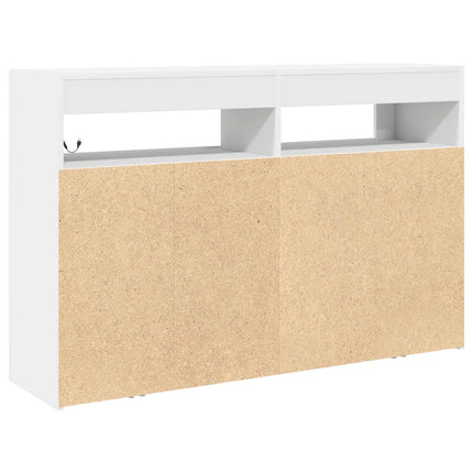 Sideboard Vit 116 x 30 x 75 cm Konstruerat trä