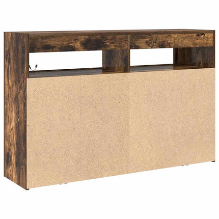 Sideboard Rökt ek 116 x 30 x 75 cm Konstruerat trä