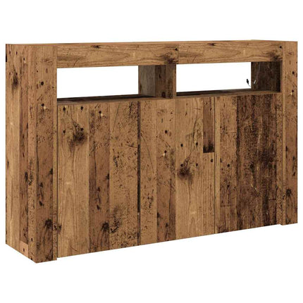 Sideboard Gammalt trä 116 x 30 x 75 cm Konstruerat trä