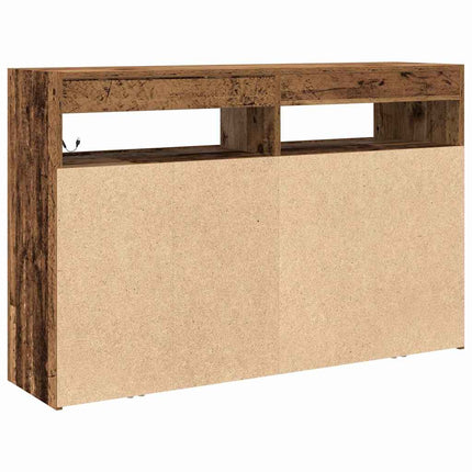 Sideboard Gammalt trä 116 x 30 x 75 cm Konstruerat trä