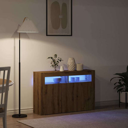 Sideboard Artisan Ek 116 x 30 x 75 cm Konstruerat trä