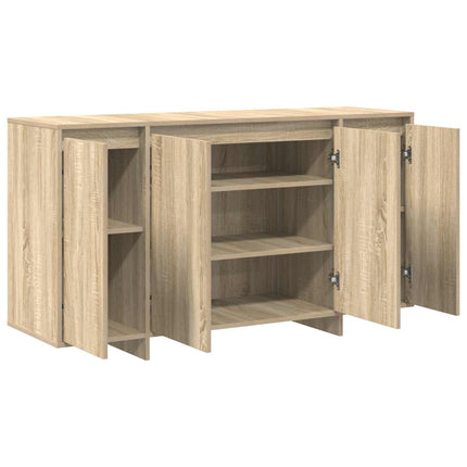 Sideboard Sonoma-ek 135 x 41 x 75 cm Konstruerat trä