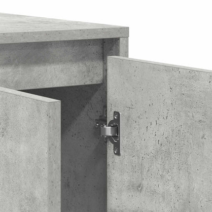 Sideboard Betonggrå 135 x 41 x 75 cm Konstruerat trä