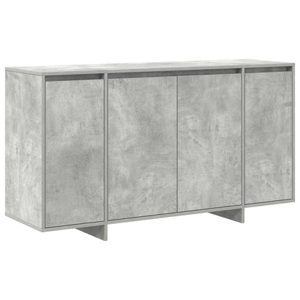Sideboard Betonggrå 135 x 41 x 75 cm Konstruerat trä