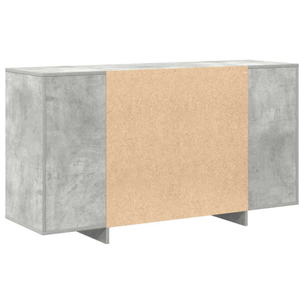 Sideboard Betonggrå 135 x 41 x 75 cm Konstruerat trä