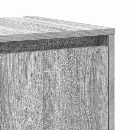 Sideboard Grå Sonoma 135 x 41 x 75 cm Konstruerat trä