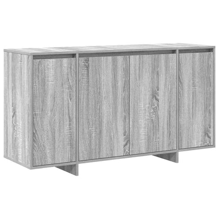 Sideboard Grå Sonoma 135 x 41 x 75 cm Konstruerat trä