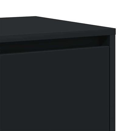 Sideboard Svart 120 x 41 x 75 cm Konstruerat trä