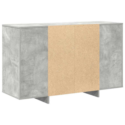 Sideboard Betonggrå 120 x 41 x 75 cm Konstruerat trä