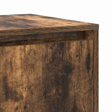 Sideboard Rökfärgad ek 120 x 41 x 75 cm Konstruerat trä