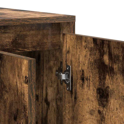 Sideboard Rökfärgad ek 120 x 41 x 75 cm Konstruerat trä