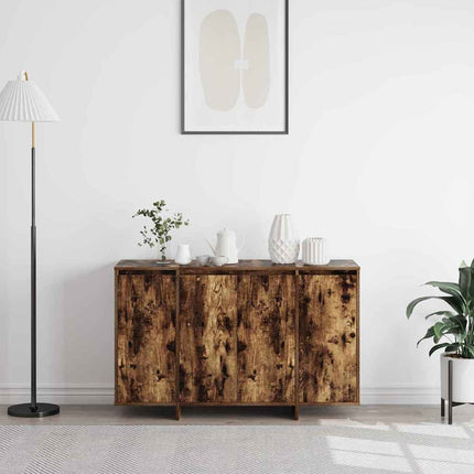 Sideboard Rökfärgad ek 120 x 41 x 75 cm Konstruerat trä