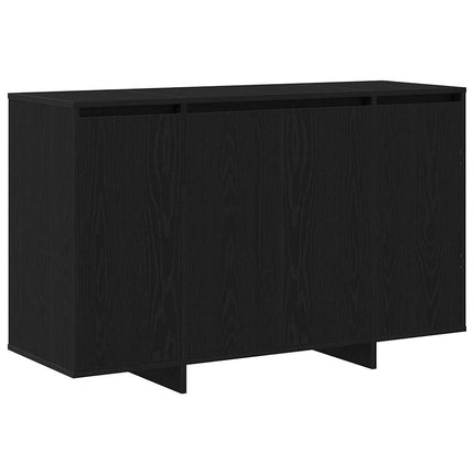 Sideboard Svart ek 120 x 41 x 75 cm Konstruerat trä