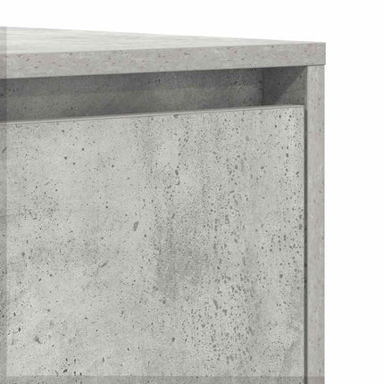 Sideboard med låda Betonggrå 120 x 41 x 75 cm Konstruerat trä