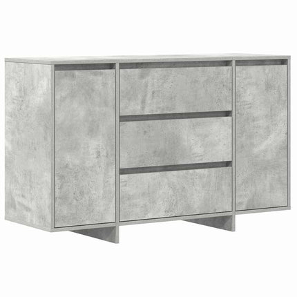 Sideboard med låda Betonggrå 120 x 41 x 75 cm Konstruerat trä