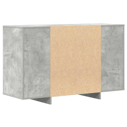 Sideboard med låda Betonggrå 120 x 41 x 75 cm Konstruerat trä