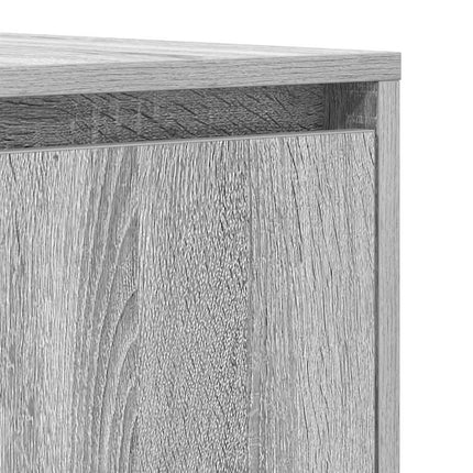 Sideboard med låda Grå Sonoma 120 x 41 x 75 cm Konstruerat trä