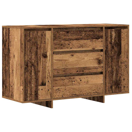 Sideboard med låda Gammalt trä 120 x 41 x 75 cm Konstruerat trä