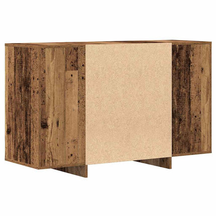 Sideboard med låda Gammalt trä 120 x 41 x 75 cm Konstruerat trä