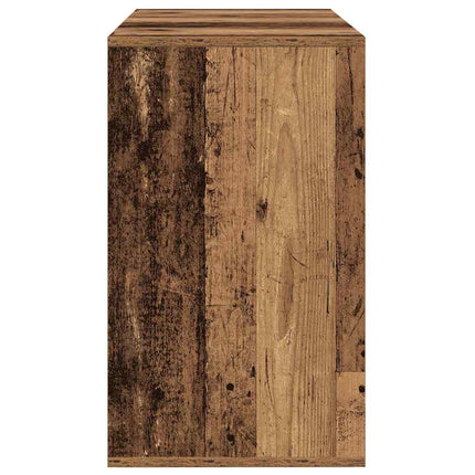 Sideboard med låda Gammalt trä 120 x 41 x 75 cm Konstruerat trä