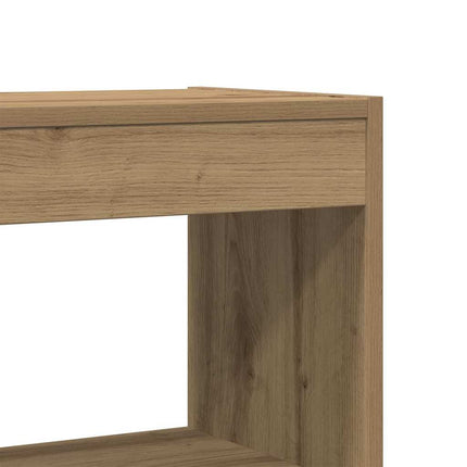 Bokskåp med hylla Artisan Ek 80 x 30 x 198 cm Konstruerat trä