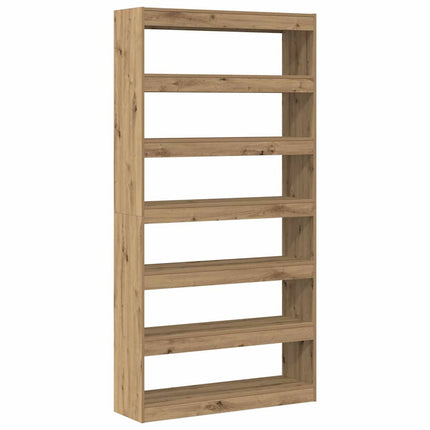 Bokskåp Artisan Ek 100 x 30 x 198 cm Konstruerat trä