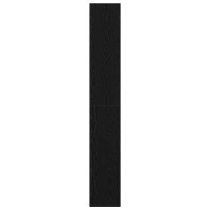 Bokskåp Svart Ek 100 x 30 x 198 cm Konstruerat trä