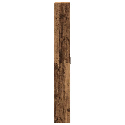 Garderob med hylla Gammalt trä 55 x 25 x 189 cm Konstruerat trä