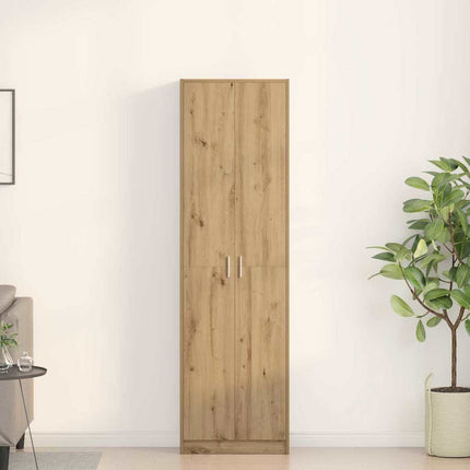 Garderob med hylla Artisan Ek 55 x 25 x 189 cm Konstruerat trä