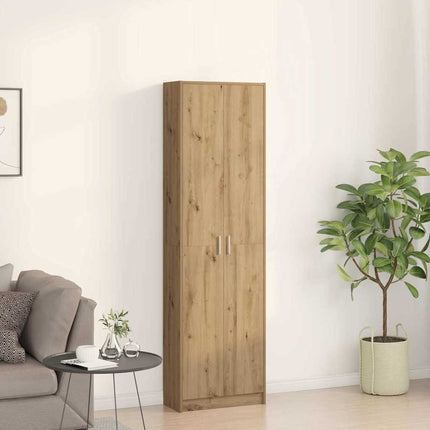 Garderob med hylla Artisan Ek 55 x 25 x 189 cm Konstruerat trä