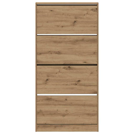 Skoskåp med hylla Artisan Ek 80 x 21 x 163,5 cm Konstruerat trä